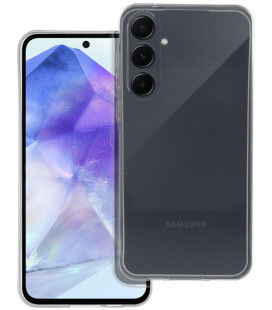 Skaidrus dėklas su kameros apsauga Samsung Galaxy A55 5G telefonui "Clear Case 2mm"