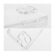 Skaidrus dėklas su kameros apsauga Samsung Galaxy A55 5G telefonui "Clear Case 2mm"