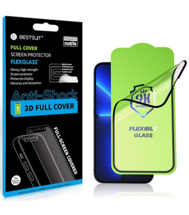 Ekrano apsauga Samsung Galaxy A37 5G telefonui "Bestsuit Flexible 5D Full Glue Hybrid Glass"