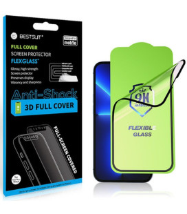 Ekrano apsauga Apple iPhone 16 Pro Max telefonui "Bestsuit Flexible 5D Full Glue Hybrid Glass"