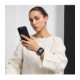 Šviesiai pilka apyrankė Apple Watch 8 / 9 / 10 / 11 / 12 / SE / Ultra (44 / 45 / 46 / 49 mm) "Tech-Protect NylonLoop"