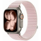 Rožinė apyrankė Apple Watch 8 / 9 / 10 / 11 / 12 / SE / Ultra (44 / 45 / 46 / 49 mm) "Tech-Protect NylonLoop"