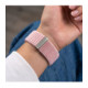 Rožinė apyrankė Apple Watch 8 / 9 / 10 / 11 / 12 / SE / Ultra (44 / 45 / 46 / 49 mm) "Tech-Protect NylonLoop"