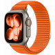 Oranžinė apyrankė Apple Watch 8 / 9 / 10 / 11 / 12 / SE / Ultra (44 / 45 / 46 / 49 mm) "Tech-Protect NylonLoop"