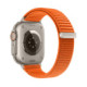 Oranžinė apyrankė Apple Watch 8 / 9 / 10 / 11 / 12 / SE / Ultra (44 / 45 / 46 / 49 mm) "Tech-Protect NylonLoop"