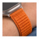 Oranžinė apyrankė Apple Watch 8 / 9 / 10 / 11 / 12 / SE / Ultra (44 / 45 / 46 / 49 mm) "Tech-Protect NylonLoop"