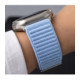 Šviesiai mėlyna apyrankė Apple Watch 8 / 9 / 10 / 11 / 12 / SE / Ultra (44 / 45 / 46 / 49 mm) "Tech-Protect NylonLoop"