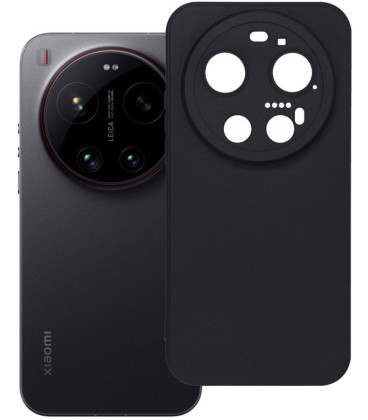 Matinis juodas dėklas Xiaomi 17 Ultra telefonui "Matt 2.0"