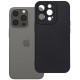 Matinis juodas dėklas Apple iPhone 13 Pro telefonui "Matt 2.0"
