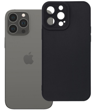 Matinis juodas dėklas Apple iPhone 13 Pro Max telefonui "Matt 2.0"