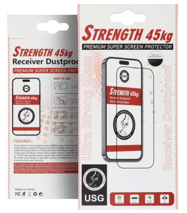 Apsauginis grūdintas stiklas Samsung Galaxy A56 5G telefonui "Ultra Strong 45kg"