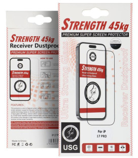 Apsauginis grūdintas stiklas Xiaomi 15T Pro 5G telefonui "Ultra Strong 45kg"