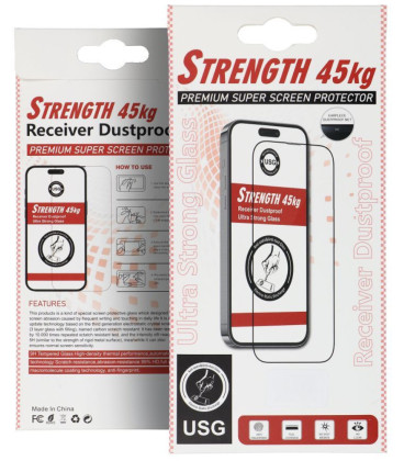 Apsauginis grūdintas stiklas Samsung Galaxy A55 5G telefonui "Ultra Strong 45kg"