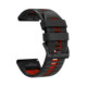 Juoda / raudona apyrankė Garmin Fenix 5 / 6 / 6 Pro / 7 / 8 / 8 Pro / E / 9 / 9 Pro (47 mm) "Tech-Protect Iconband Pro"