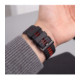 Juoda / raudona apyrankė Garmin Fenix 5 / 6 / 6 Pro / 7 / 8 / 8 Pro / E / 9 / 9 Pro (47 mm) "Tech-Protect Iconband Pro"