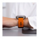 Oranžinė / juoda apyrankė Garmin Fenix 5 / 6 / 6 Pro / 7 / 8 / 8 Pro / E / 9 / 9 Pro (47 mm) "Tech-Protect Iconband Pro"