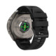 Juoda apyrankė Garmin Fenix 5 / 6 / 6 Pro / 7 / 8 / 8 Pro / E / 9 / 9 Pro (47 mm) "Tech-Protect Silicone"