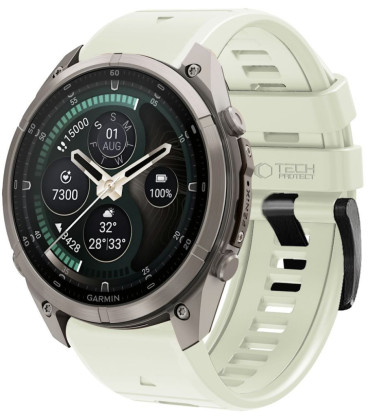 Pilka apyrankė Garmin Fenix 5 / 6 / 6 Pro / 7 / 8 / 8 Pro / E / 9 / 9 Pro (47 mm) "Tech-Protect Silicone"