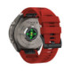 Raudona apyrankė Garmin Fenix 5 / 6 / 6 Pro / 7 / 8 / 8 Pro / E / 9 / 9 Pro (47 mm) "Tech-Protect Silicone"