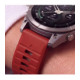 Raudona apyrankė Garmin Fenix 5 / 6 / 6 Pro / 7 / 8 / 8 Pro / E / 9 / 9 Pro (47 mm) "Tech-Protect Silicone"