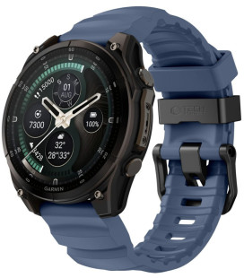Mėlyna apyrankė Garmin Fenix 5 / 6 / 6 Pro / 7 / 8 / 8 Pro / E / 9 / 9 Pro (47 mm) "Tech-Protect Motion"