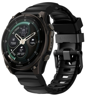 Juoda apyrankė Garmin Fenix 5 / 6 / 6 Pro / 7 / 8 / 8 Pro / E / 9 / 9 Pro (47 mm) "Tech-Protect Motion"