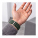 Žalia apyrankė Apple Watch 8 / 9 / 10 / 11 / 12 / SE / Ultra (44 / 45 / 46 / 49 mm) laikrodžiui "Tech-Protect Nylon Pro"