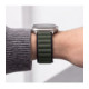 Juoda / žalia apyrankė Apple Watch 8 / 9 / 10 / 11 / 12 / SE / Ultra (44 / 45 / 46 / 49 mm) laikrodžiui "Tech-Protect Nylon Pro"