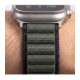 Juoda / žalia apyrankė Apple Watch 8 / 9 / 10 / 11 / 12 / SE / Ultra (44 / 45 / 46 / 49 mm) laikrodžiui "Tech-Protect Nylon Pro"