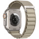 Šviesiai ruda apyrankė Apple Watch 8 / 9 / 10 / 11 / 12 / SE / Ultra (44 / 45 / 46 / 49 mm) laikrodžiui "Tech-Protect Nylon Pro"