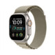 Šviesiai ruda apyrankė Apple Watch 8 / 9 / 10 / 11 / 12 / SE / Ultra (44 / 45 / 46 / 49 mm) laikrodžiui "Tech-Protect Nylon Pro"
