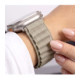 Šviesiai ruda apyrankė Apple Watch 8 / 9 / 10 / 11 / 12 / SE / Ultra (44 / 45 / 46 / 49 mm) laikrodžiui "Tech-Protect Nylon Pro"