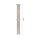 Smėlio spalvos apyrankė Apple Watch 8 / 9 / 10 / 11 / 12 / SE / Ultra (44 / 45 / 46 / 49 mm) laikrodžiui "Tech-Protect Nylon Pro