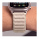 Smėlio spalvos apyrankė Apple Watch 8 / 9 / 10 / 11 / 12 / SE / Ultra (44 / 45 / 46 / 49 mm) laikrodžiui "Tech-Protect Nylon Pro