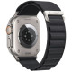 Juoda apyrankė Apple Watch 8 / 9 / 10 / 11 / 12 / SE / Ultra (44 / 45 / 46 / 49 mm) laikrodžiui "Tech-Protect Nylon Pro"
