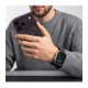 Juoda apyrankė Apple Watch 8 / 9 / 10 / 11 / 12 / SE / Ultra (44 / 45 / 46 / 49 mm) laikrodžiui "Tech-Protect Nylon Pro"