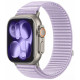Purpurinė apyrankė Apple Watch 8 / 9 / 10 / 11 / 12 / SE (40 / 41 / 42 mm) Laikrodžiui "Tech-Protect NylonLoop"
