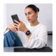 Purpurinė apyrankė Apple Watch 8 / 9 / 10 / 11 / 12 / SE (40 / 41 / 42 mm) Laikrodžiui "Tech-Protect NylonLoop"