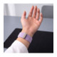 Purpurinė apyrankė Apple Watch 8 / 9 / 10 / 11 / 12 / SE (40 / 41 / 42 mm) Laikrodžiui "Tech-Protect NylonLoop"