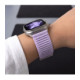Purpurinė apyrankė Apple Watch 8 / 9 / 10 / 11 / 12 / SE (40 / 41 / 42 mm) Laikrodžiui "Tech-Protect NylonLoop"