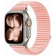 Rožinė apyrankė Apple Watch 8 / 9 / 10 / 11 / 12 / SE (40 / 41 / 42 mm) Laikrodžiui "Tech-Protect NylonLoop"