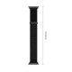 Juoda apyrankė Apple Watch 8 / 9 / 10 / 11 / 12 / SE (40 / 41 / 42 mm) Laikrodžiui "Tech-Protect NylonLoop"