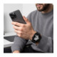 Juoda apyrankė Apple Watch 8 / 9 / 10 / 11 / 12 / SE (40 / 41 / 42 mm) Laikrodžiui "Tech-Protect NylonLoop"