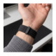 Juoda apyrankė Apple Watch 8 / 9 / 10 / 11 / 12 / SE (40 / 41 / 42 mm) Laikrodžiui "Tech-Protect NylonLoop"
