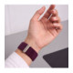 Bordo (Burgundy) apyrankė Apple Watch 8 / 9 / 10 / 11 / 12 / SE (40 / 41 / 42 mm) Laikrodžiui "Tech-Protect NylonLoop"