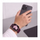 Bordo (Burgundy) apyrankė Apple Watch 8 / 9 / 10 / 11 / 12 / SE (40 / 41 / 42 mm) Laikrodžiui "Tech-Protect NylonLoop"