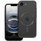 Juodas / skaidrus dėklas Apple iPhone 16E / 17E telefonui "Electro Mag Cover"