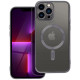 Juodas / skaidrus dėklas Apple iPhone 13 Pro Max telefonui "Electro Mag Cover"