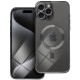 Juodas / skaidrus dėklas Apple iPhone 15 Pro Max telefonui "Electro Mag Cover"