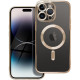 Auksinės spalvos / skaidrus dėklas Apple iPhone 14 Pro Max telefonui "Electro Mag Cover"